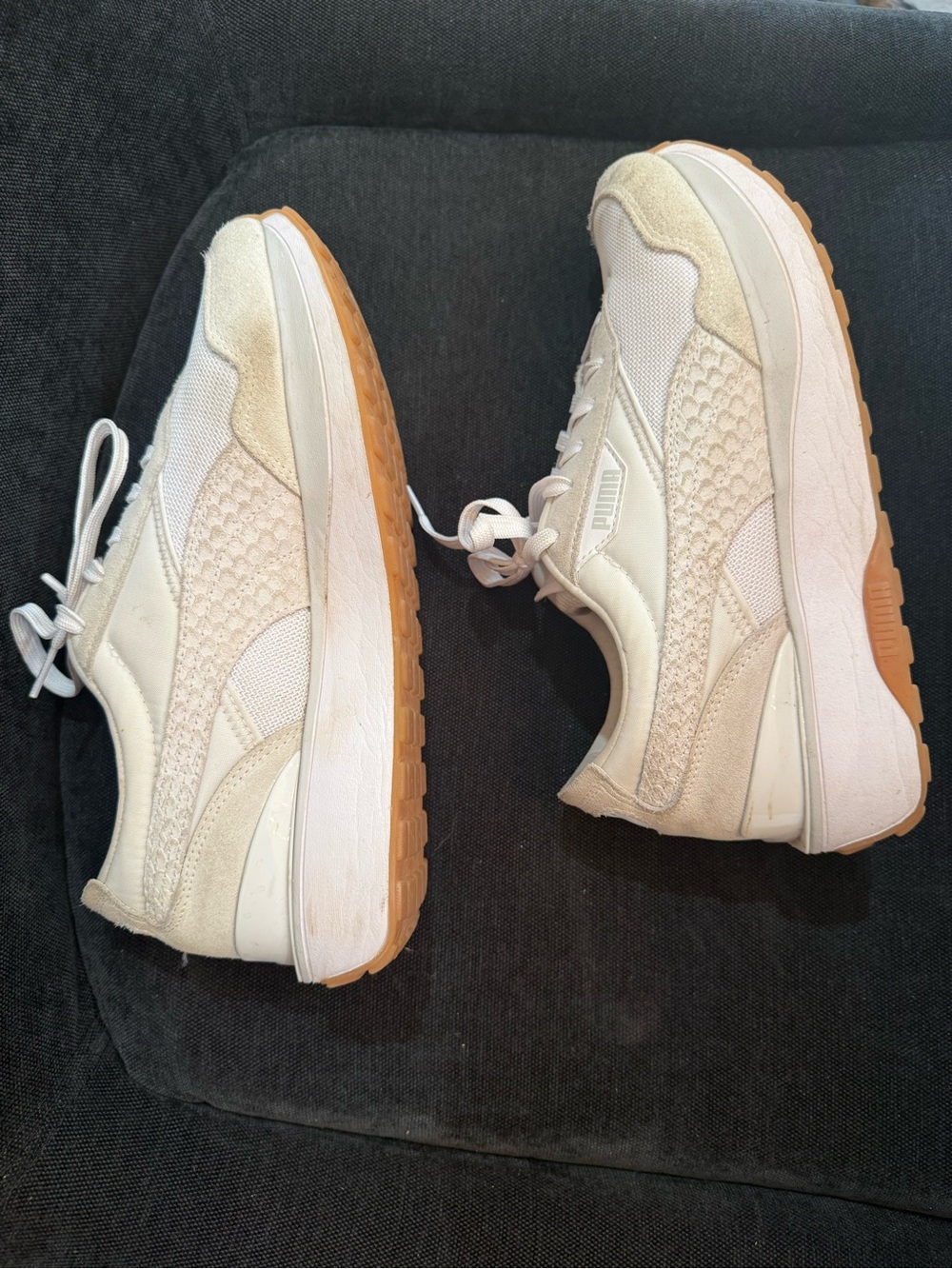 Puma Cream and Gum-sole Women's Sneakers